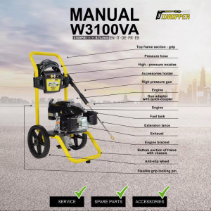 Waspper W3100VAD Aparat de spălat cu înaltă presiune