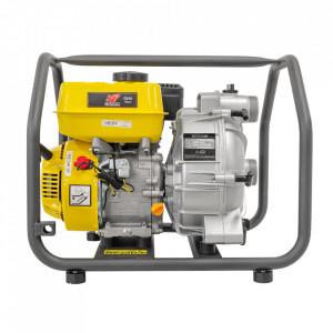 Motopompa WASPPER WP20D-P 2" pentru apă murdară, înălțimea de refulare 28m, pentru sarcini grele, cu motor pe benzină