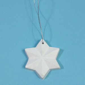 figurină din ipsos pentru pictat - ornament brad 6cm