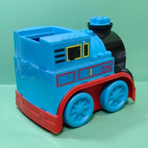 locomotivă uriașă Thomas, Mega Bloks 40x34x29cm - Img 3