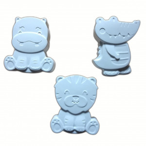 set figurine din ipsos pentru pictat - animăluțe vesele 7cm
