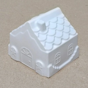 figurină din ipsos - căsuță 3D 7x6x6cm