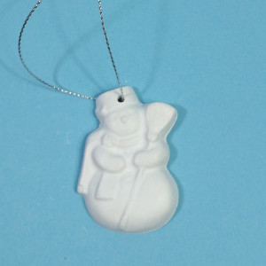 figurină din ipsos pentru pictat - ornament brad 5,5cm
