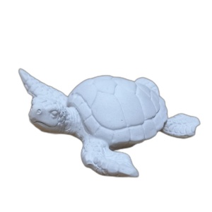 figurină din ipsos - țestoasă 3D 8x8,5cm