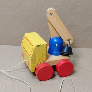 macara magnetic din lemn 20cm - Img 2