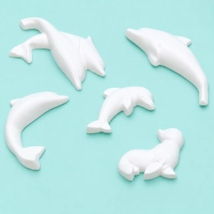 set figurine din ipsos pentru pictat - delfini și focă