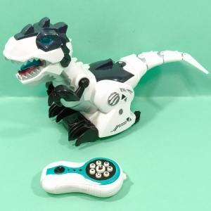 Dinozaur robot interactiv cu controler 35cm