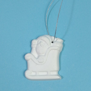 figurină din ipsos pentru pictat - ornament brad 5,5cm