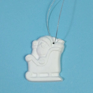 figurină din ipsos pentru pictat - ornament brad 5,5cm