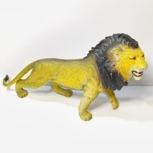 figurină masivă leu african 44cm