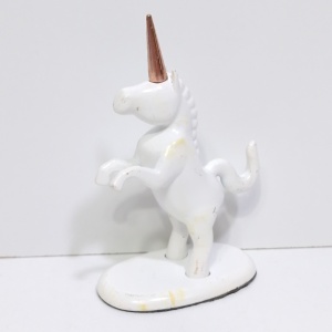 Next suport unicorn metal pentru inele 10cm