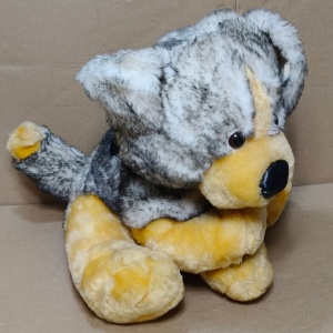 Vintage câine pluș 45cm