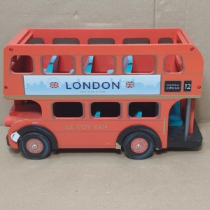 autobuz londonez Le Toy Van lemn 31x21x12cm - Img 3