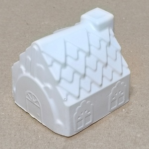figurină din ipsos - căsuță 3D 7x6x6cm - Img 2