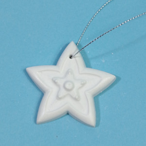 figurină din ipsos pentru pictat - ornament brad 5,5cm