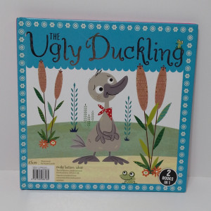 carte ilustrată 2în1 "The Ugly Duckling" / "Beauty and the Beast"
