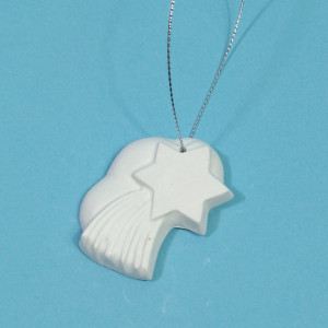 figurină din ipsos pentru pictat - ornament brad 5,8cm