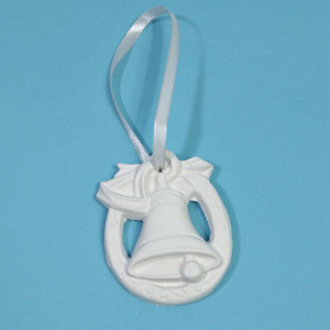 figurină din ipsos pentru pictat - ornament brad 8,9cm