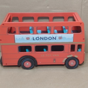 autobuz londonez Le Toy Van lemn 31x21x12cm - Img 4