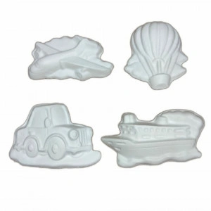 set figurine din ipsos pentru pictat - mijloace de transport