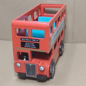 autobuz londonez Le Toy Van lemn 31x21x12cm - Img 2