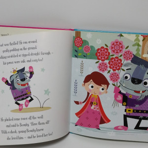 carte ilustrată 2în1 "The Ugly Duckling" / "Beauty and the Beast" - Img 3