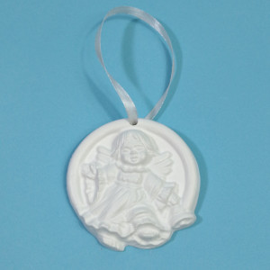 figurină din ipsos pentru pictat - ornament brad 8,8cm