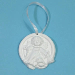 figurină din ipsos pentru pictat - ornament brad 8,8cm
