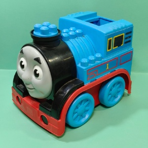 locomotivă uriașă Thomas, Mega Bloks 40x34x29cm - Img 2