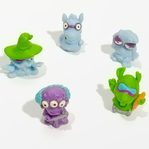 set figurine Zomlings Superzings