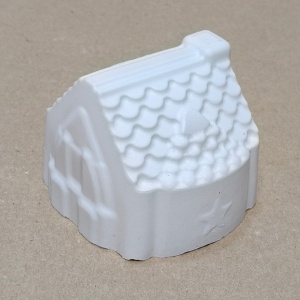 figurină din ipsos - căsuță 3D 7,5x7x6cm - Img 3