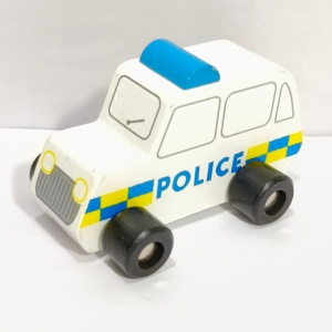mașinuță poliție lemn Homestore 10,5cm
