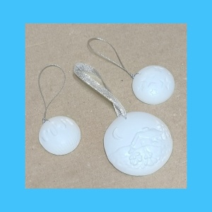set figurine din ipsos pentru pictat - ornamente brad 5-7,5cm