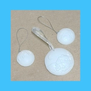 set figurine din ipsos pentru pictat - ornamente brad 5-7,5cm