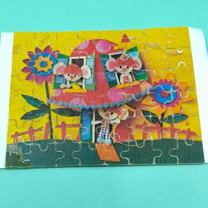 Vintage puzzle din lemn 30*25cm