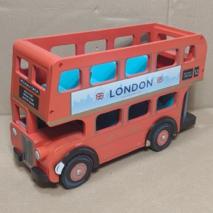 autobuz londonez Le Toy Van lemn 31x21x12cm - Img 5