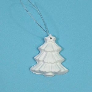 figurină din ipsos pentru pictat - ornament brad 6,5cm
