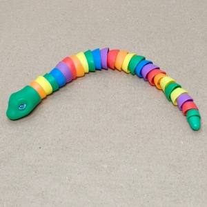 jucărie senzorială articulată - șarpe 30cm