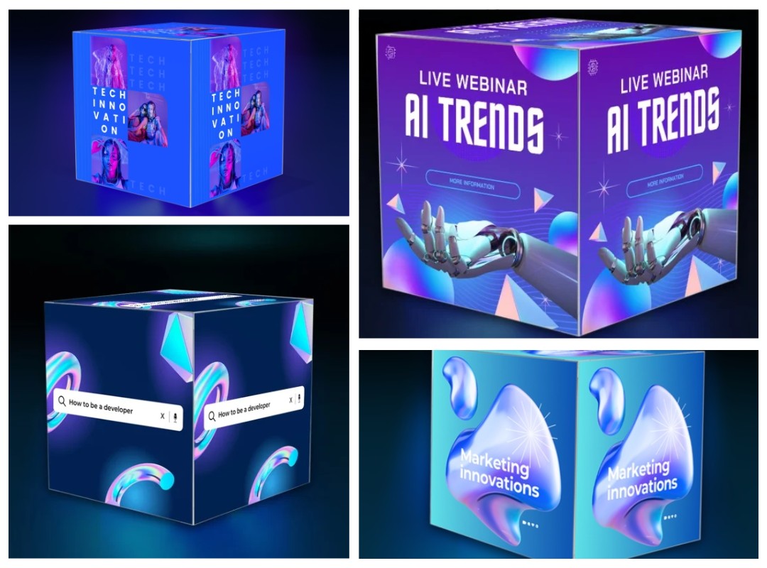 Sfaturi pentru integrarea cuburilor luminoase într-un stand expozițional
