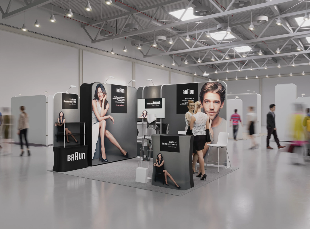 Cum alegi dimensiunea standului expozițional în funcție de obiectivele de vânzări