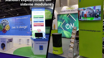 Standuri expoziționale din sisteme modulare