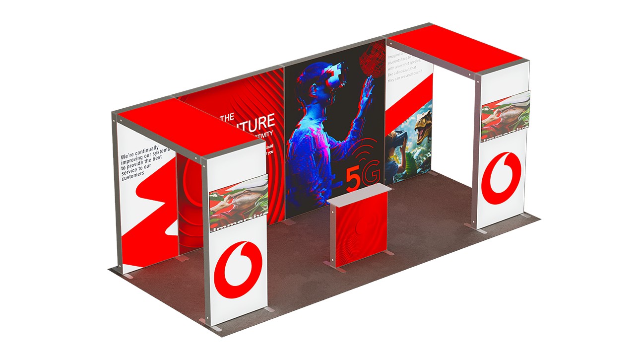 Rhea LED Expo Stand