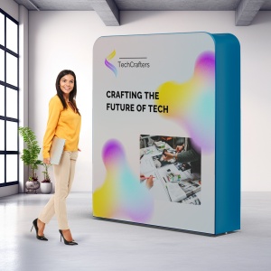 2 m 3D Display gerade