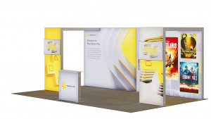 LED изложбен щанд Artemis