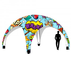 Cort gonflabil personalizat 6 x 6 m