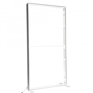 Caseta luminoasa portabila 1 x 2.5 m cadru metalic
