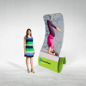 Display Snake pop up textil