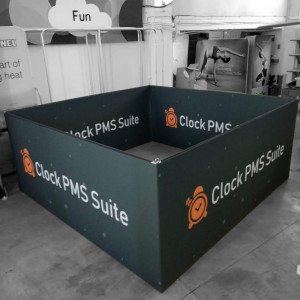 Structuri suspendate expozitionale sistem click drept 3m