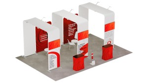 Stand Expo oersonalizat Hermes