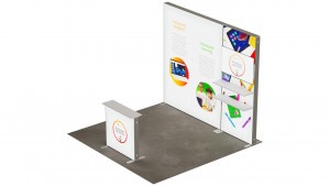 Stand Expo LED personalizat Minerva
